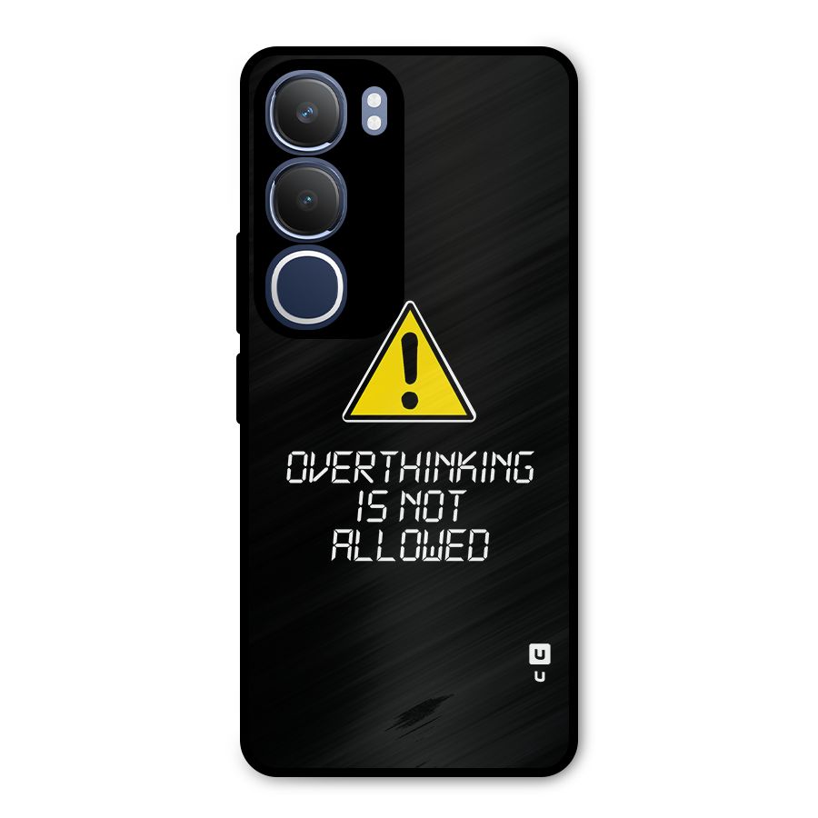 Over Thinking Metal Back Case for Vivo Y29