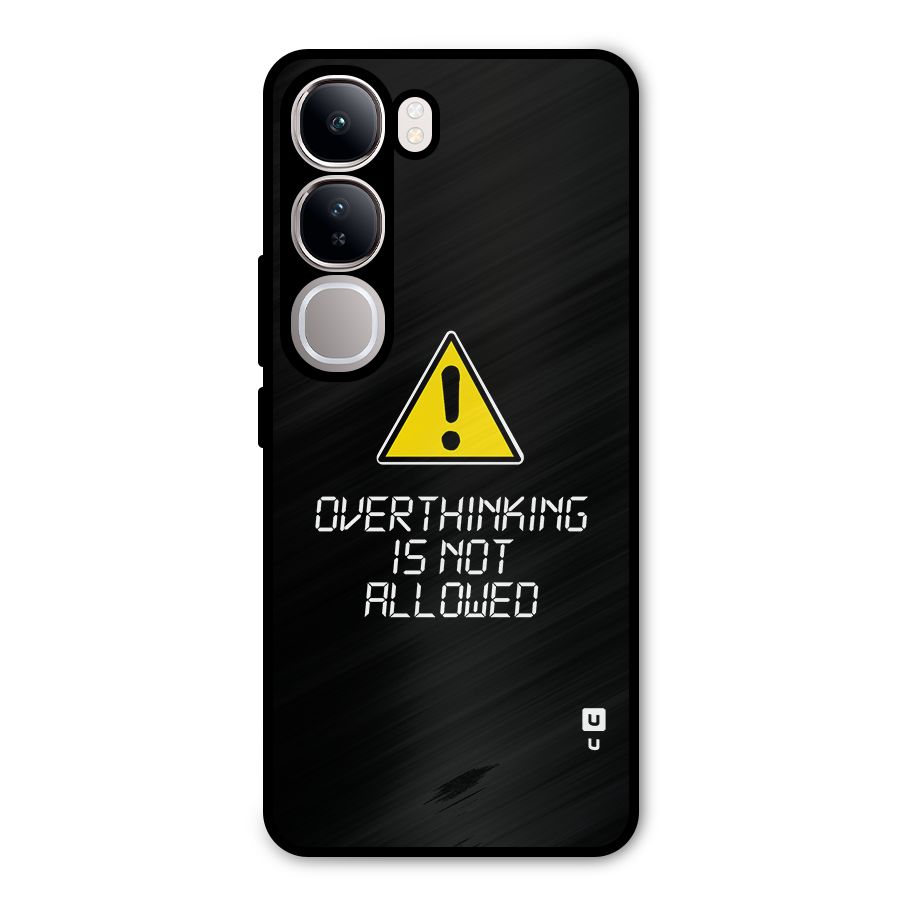 Over Thinking Metal Back Case for Vivo Y300