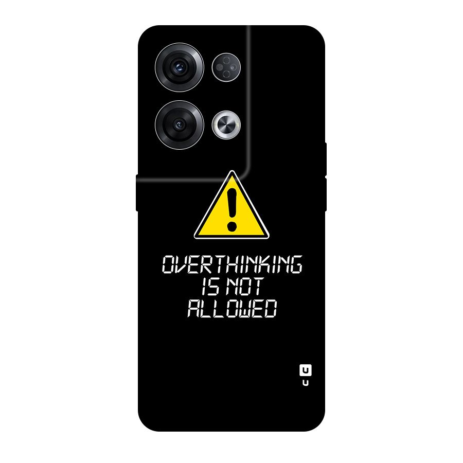 Over Thinking Original Polycarbonate Back Case for Oppo Reno8 Pro 5G
