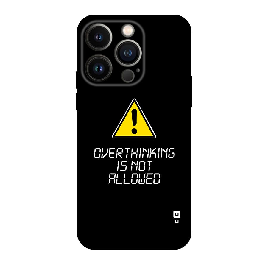 Over Thinking Original Polycarbonate Back Case for iPhone 14 Pro