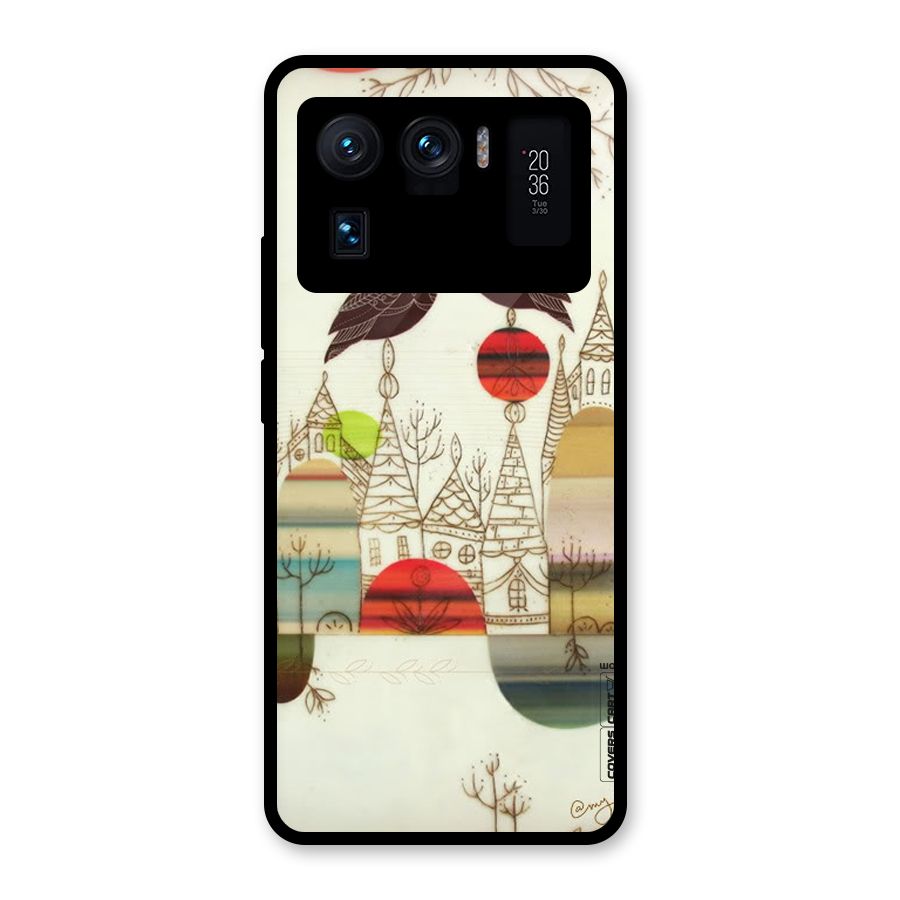 Owl Art Glass Back Case for Mi 11 Ultra
