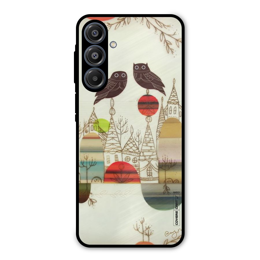 Owl Art Metal Back Case for Galaxy A16 5G