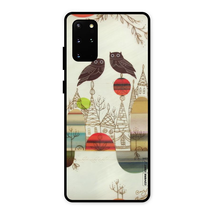 Owl Art Metal Back Case for Galaxy S20 Plus