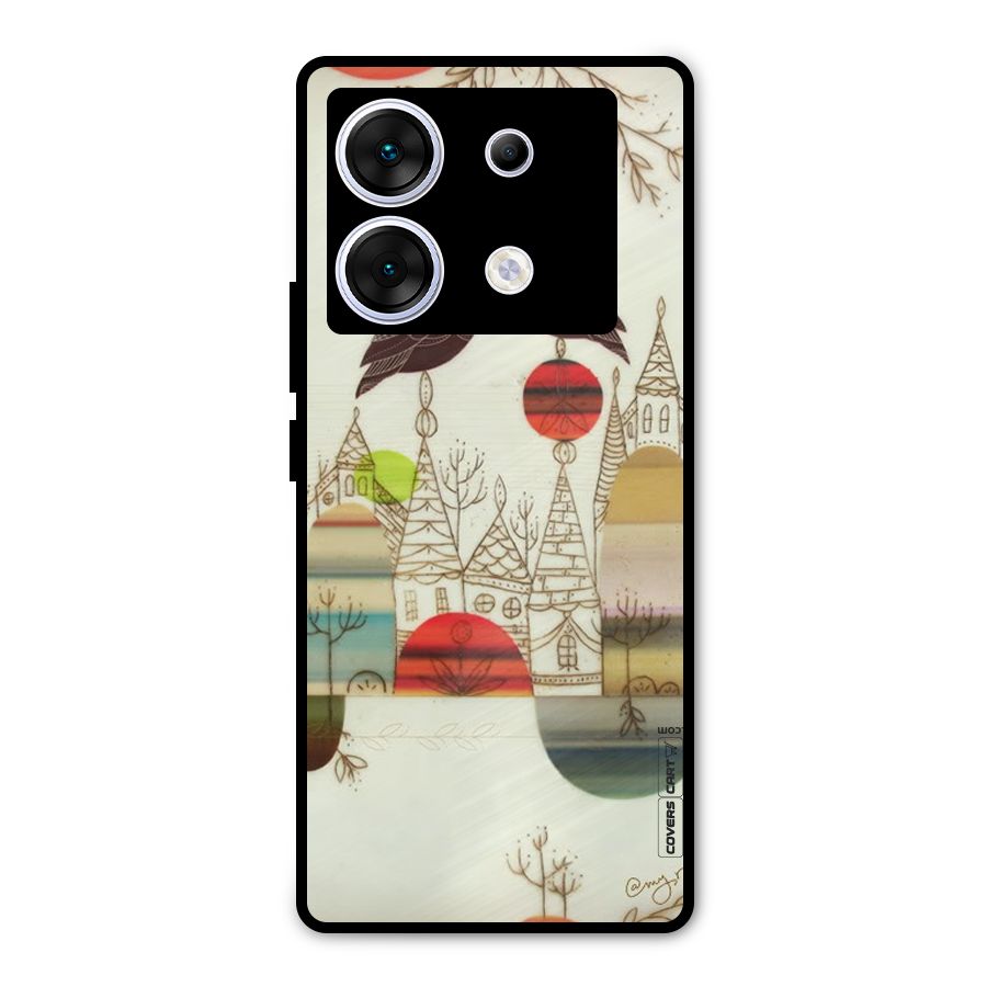 Owl Art Metal Back Case for Infinix Zero 30 5G