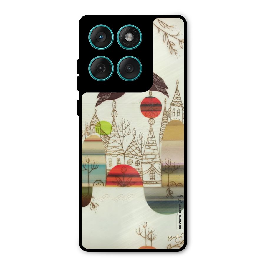 Owl Art Metal Back Case for Motorola Edge 60