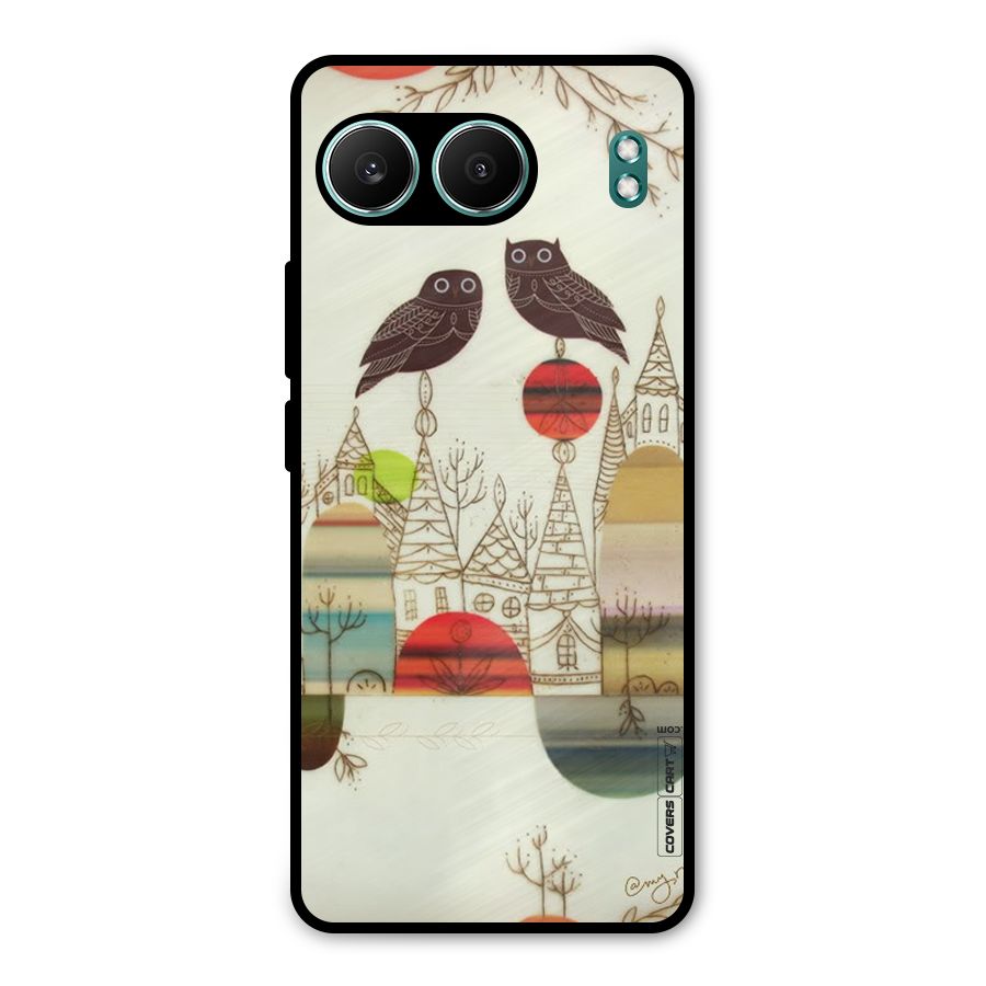Owl Art Metal Back Case for OnePlus Nord 4