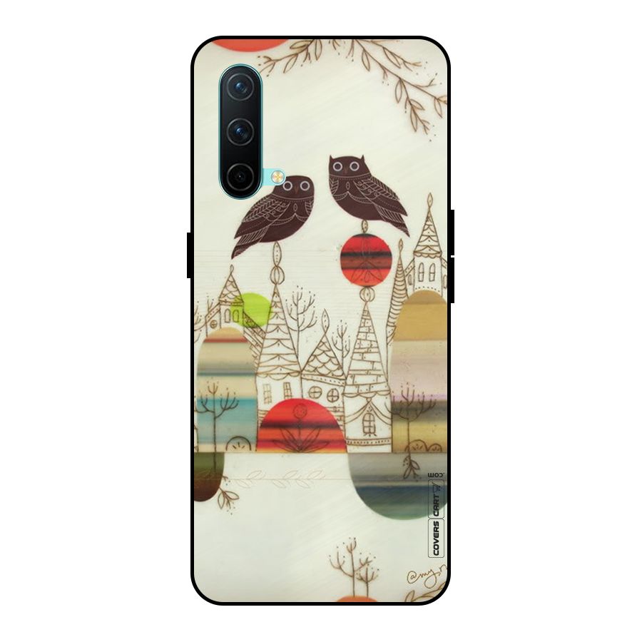Owl Art Metal Back Case for OnePlus Nord CE 5G