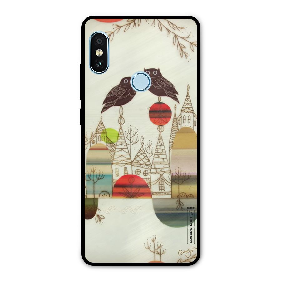 Owl Art Metal Back Case for Redmi Note 5 Pro