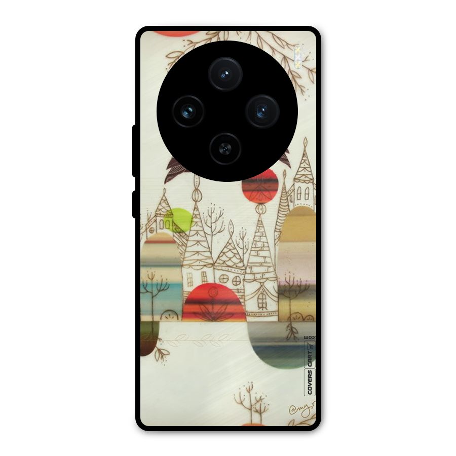 Owl Art Metal Back Case for Vivo X100