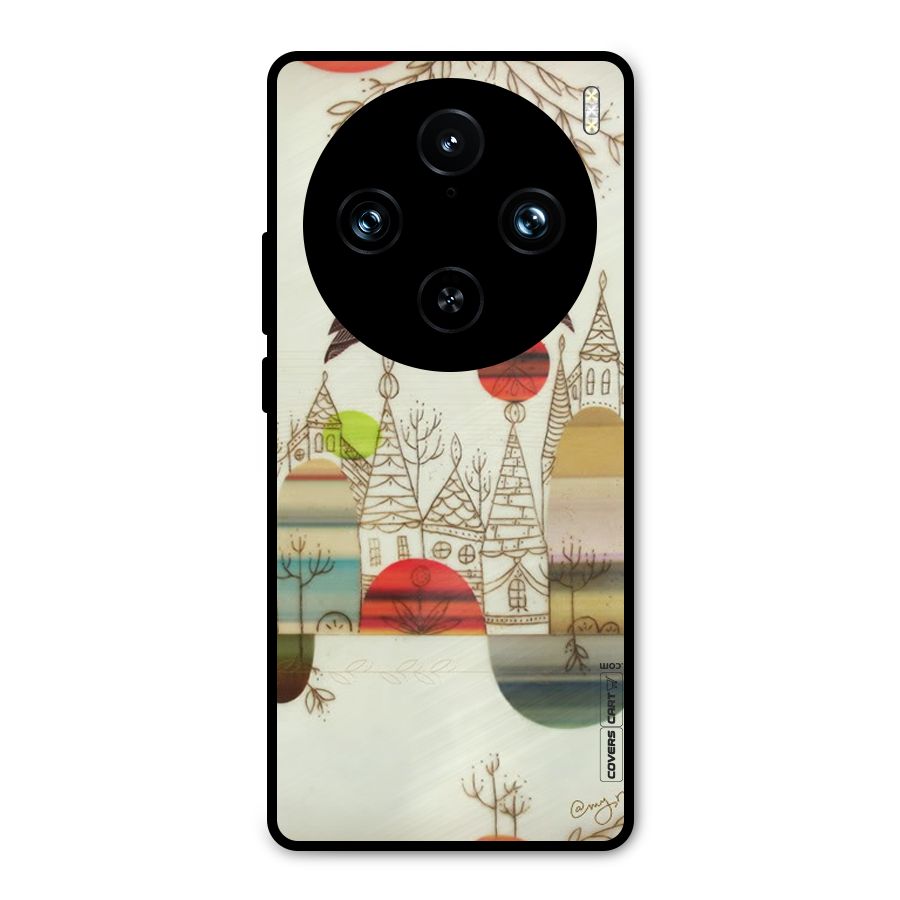 Owl Art Metal Back Case for Vivo X100 Pro
