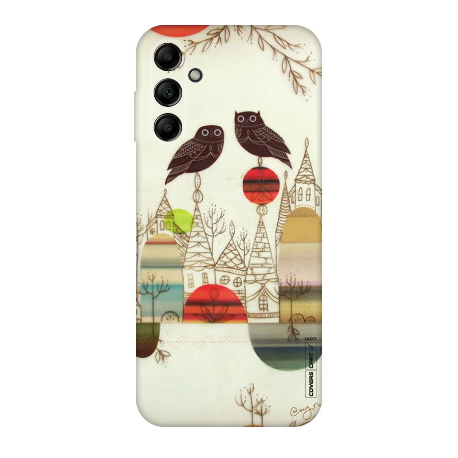 Owl Art Original Polycarbonate Back Case for Galaxy A14 5G
