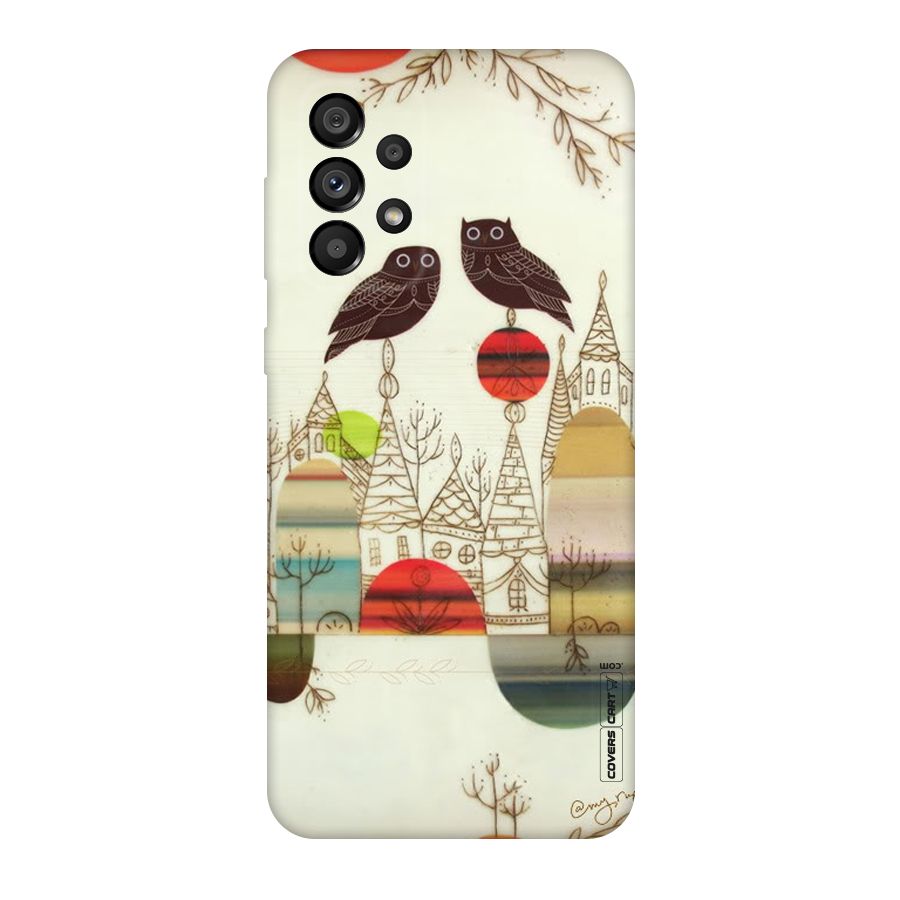 Owl Art Original Polycarbonate Back Case for Galaxy A73 5G