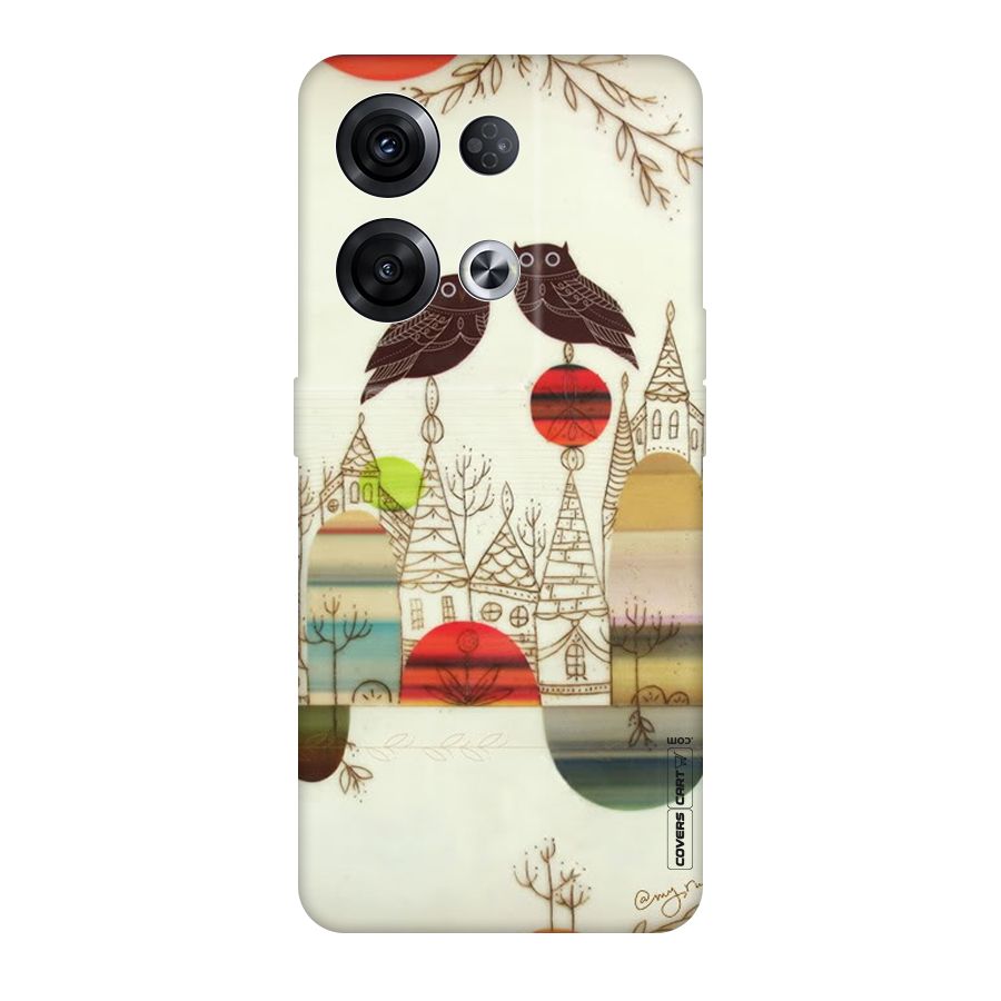 Owl Art Original Polycarbonate Back Case for Oppo Reno8 Pro 5G