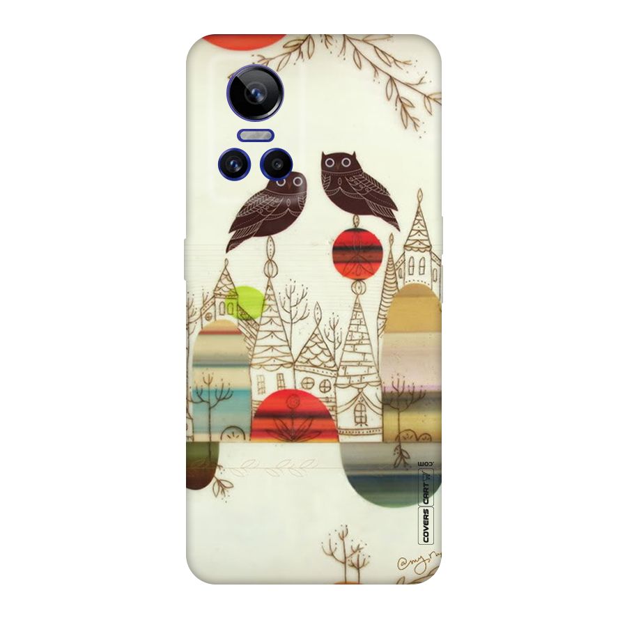 Owl Art Original Polycarbonate Back Case for Realme GT Neo 3