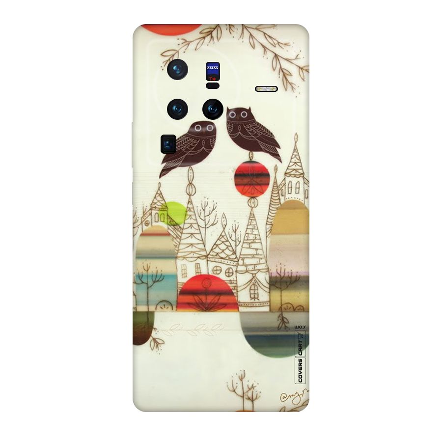 Owl Art Original Polycarbonate Back Case for Vivo X80