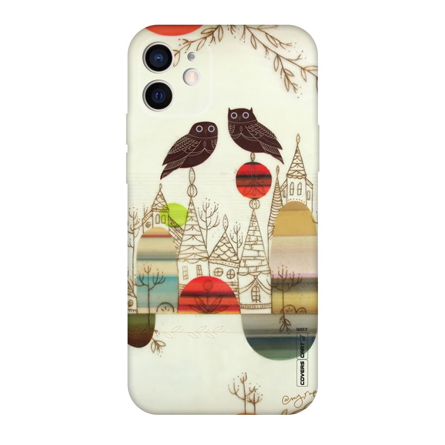 Owl Art Original Polycarbonate Back Case for iPhone 12