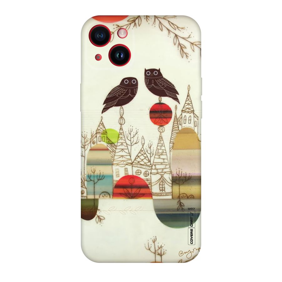 Owl Art Original Polycarbonate Back Case for iPhone 14 Plus