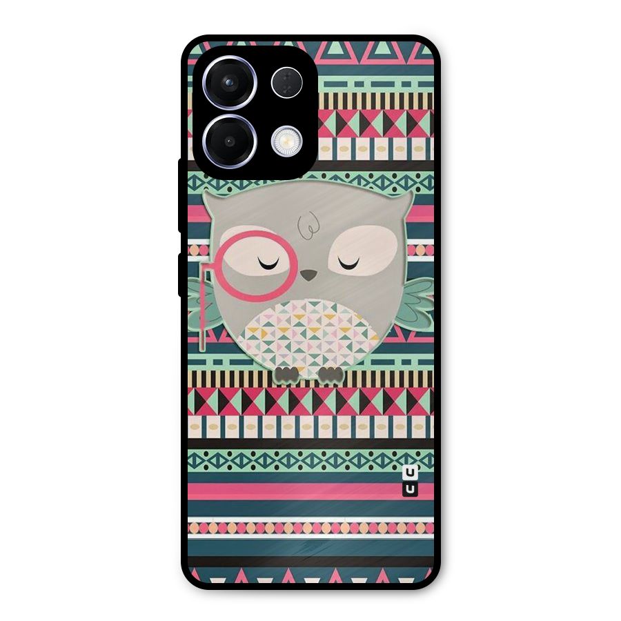 Owl Cute Pattern Metal Back Case for Oppo K13