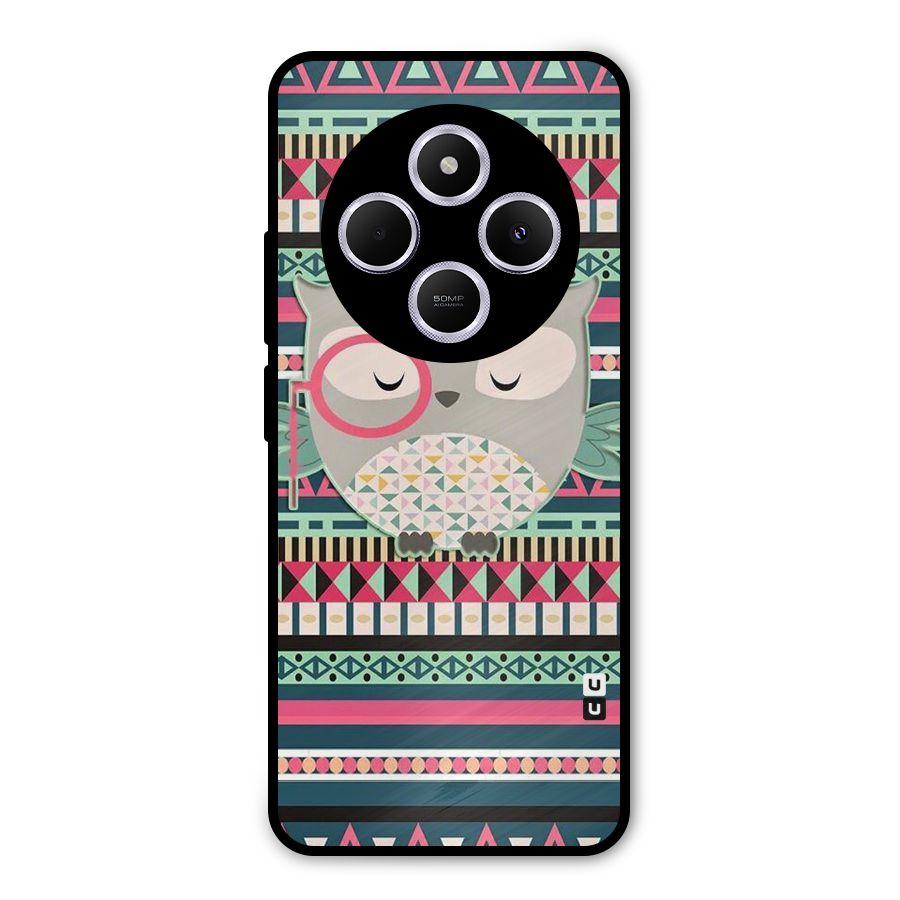 Owl Cute Pattern Metal Back Case for Redmi A4