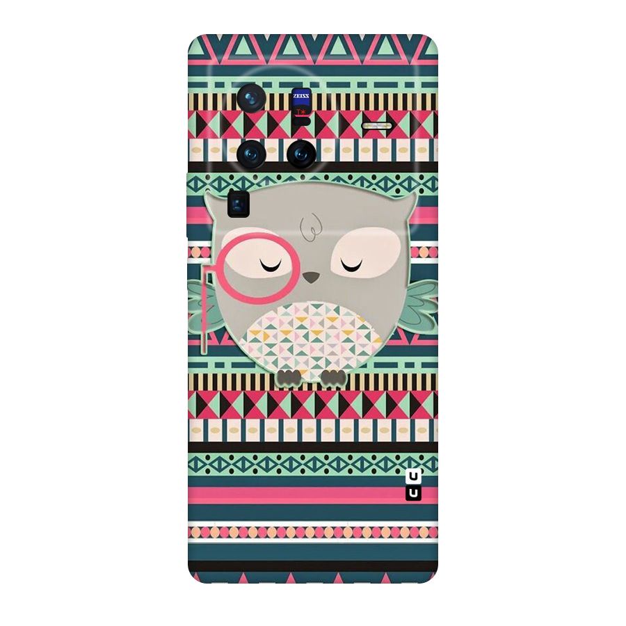 Owl Cute Pattern Original Polycarbonate Back Case for Vivo X80