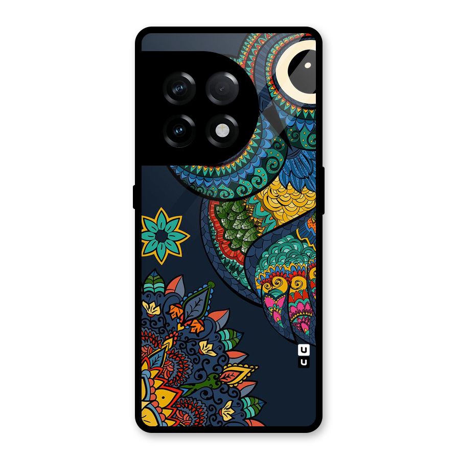 Owl Eyes Glass Back Case for OnePlus 11R