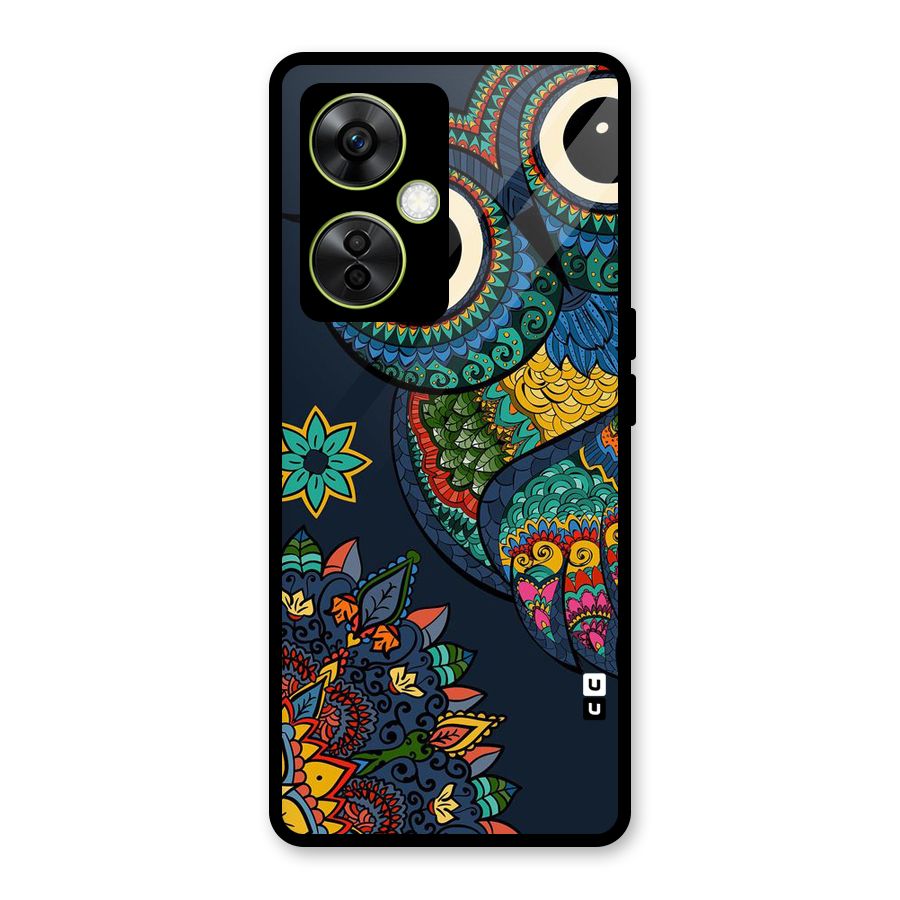 Owl Eyes Glass Back Case for OnePlus Nord CE 3 Lite