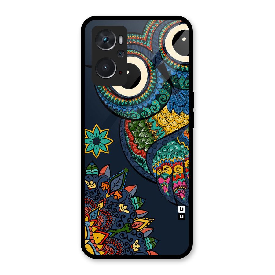 Owl Eyes Glass Back Case for Oppo K10 4G