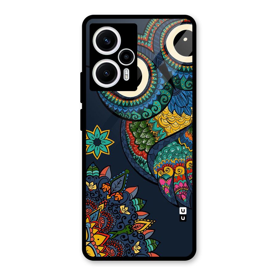 Owl Eyes Glass Back Case for Poco F5