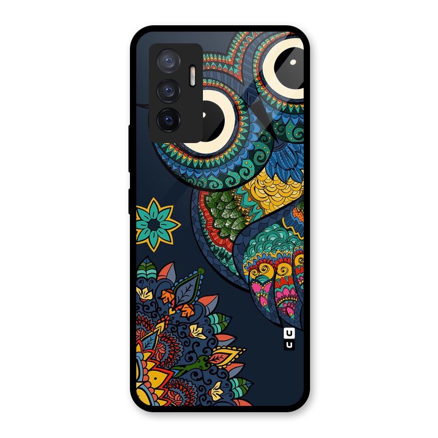 Owl Eyes Glass Back Case for Vivo V23e