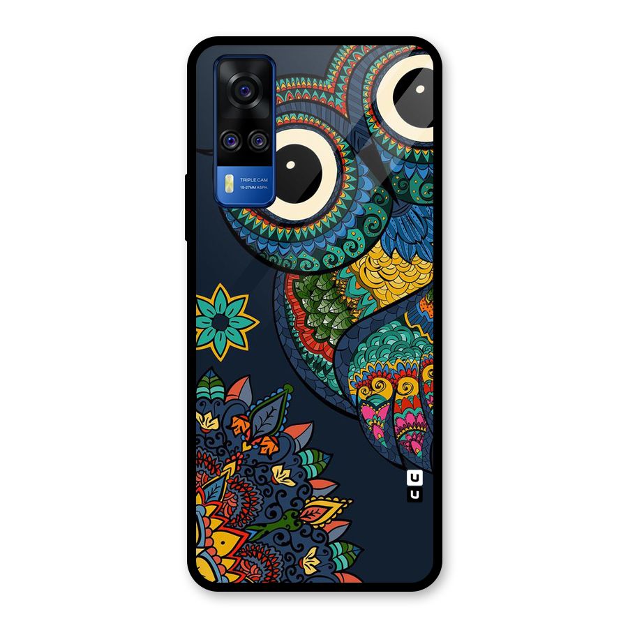 Owl Eyes Glass Back Case for Vivo Y31