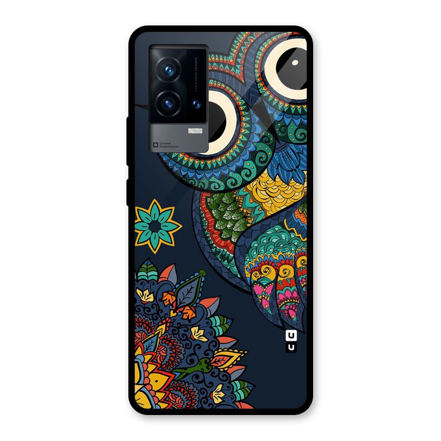 Owl Eyes Glass Back Case for iQOO 9 5G