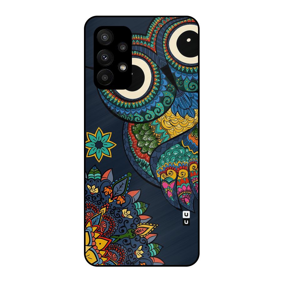 Owl Eyes Metal Back Case for Galaxy A23