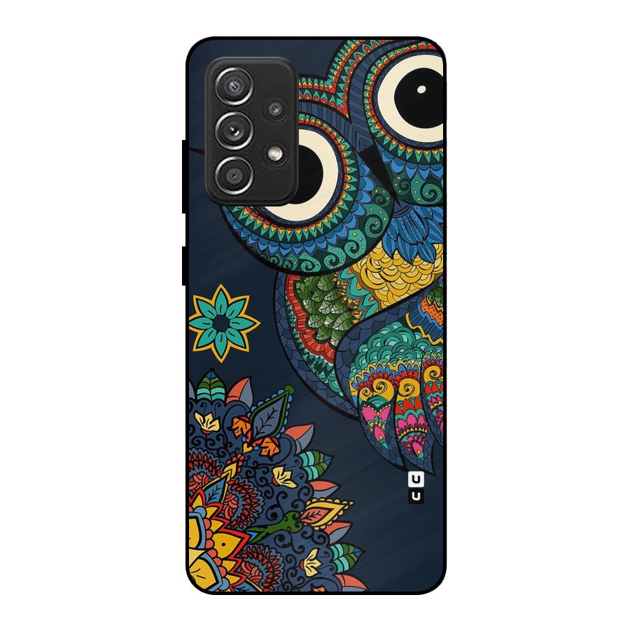 Owl Eyes Metal Back Case for Galaxy A52s 5G