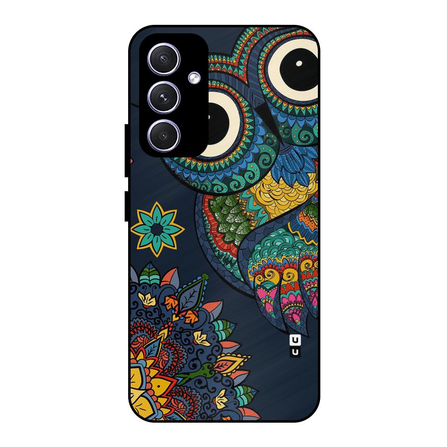 Owl Eyes Metal Back Case for Galaxy A54