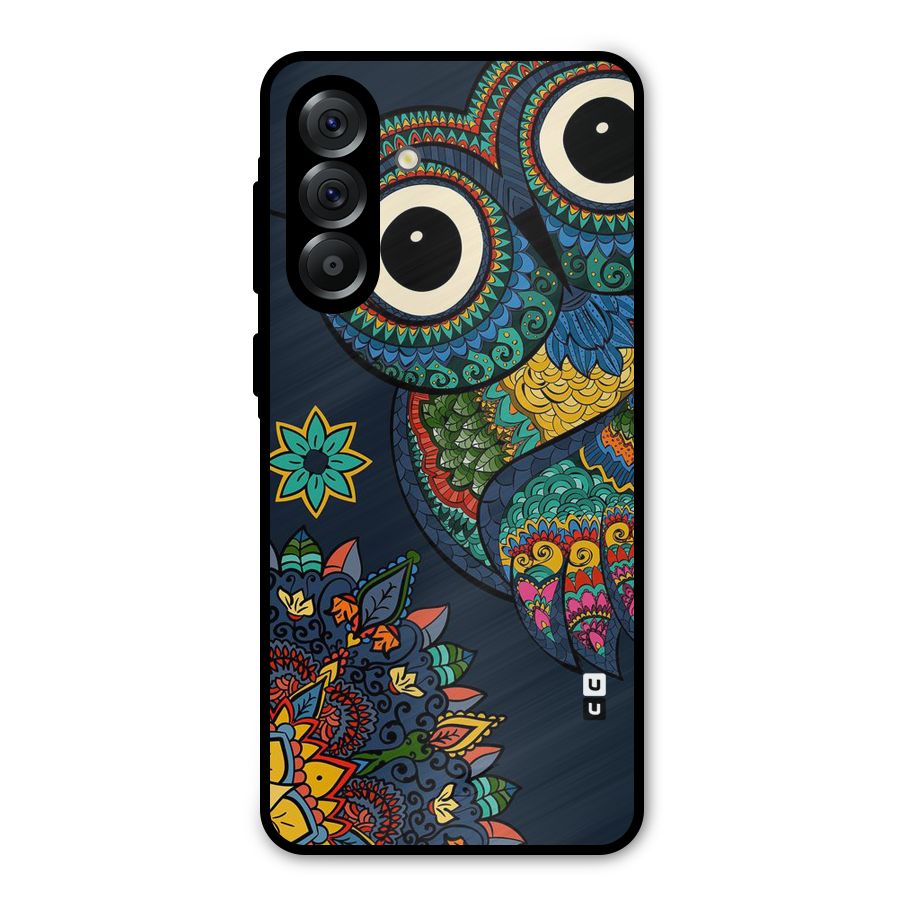 Owl Eyes Metal Back Case for Galaxy A56