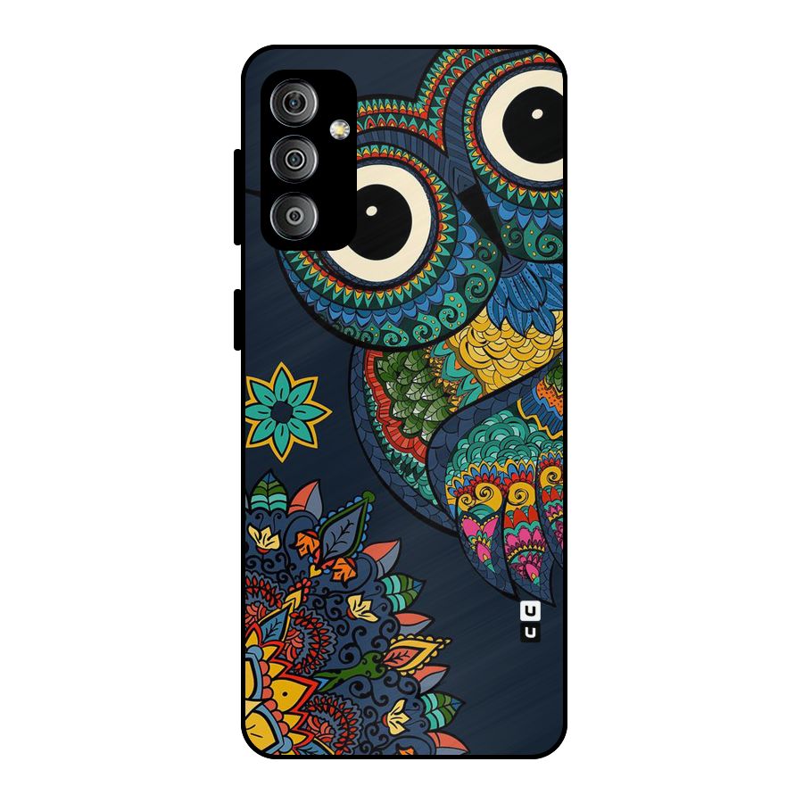 Owl Eyes Metal Back Case for Galaxy F23