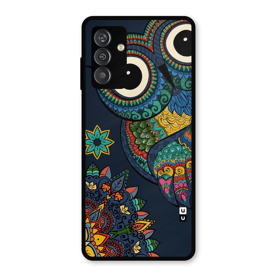 Owl Eyes Metal Back Case for Galaxy M14 5G