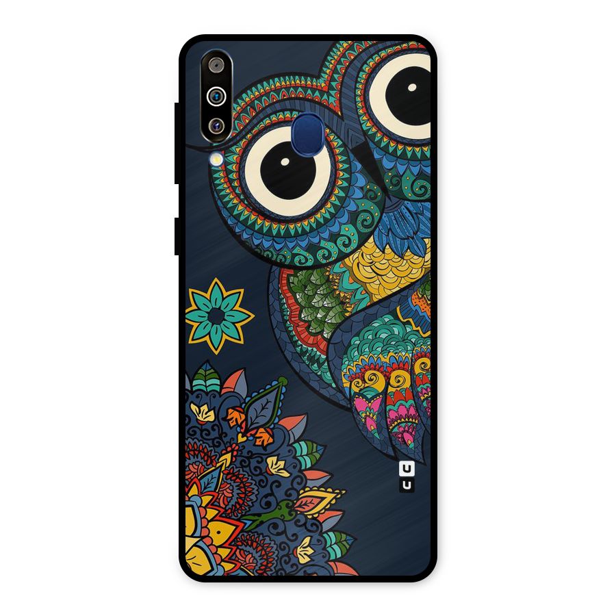 Owl Eyes Metal Back Case for Galaxy M30