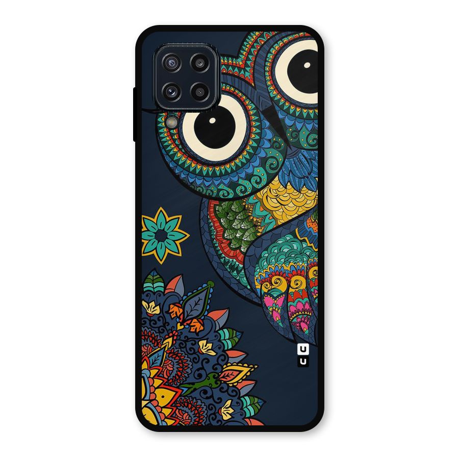 Owl Eyes Metal Back Case for Galaxy M32