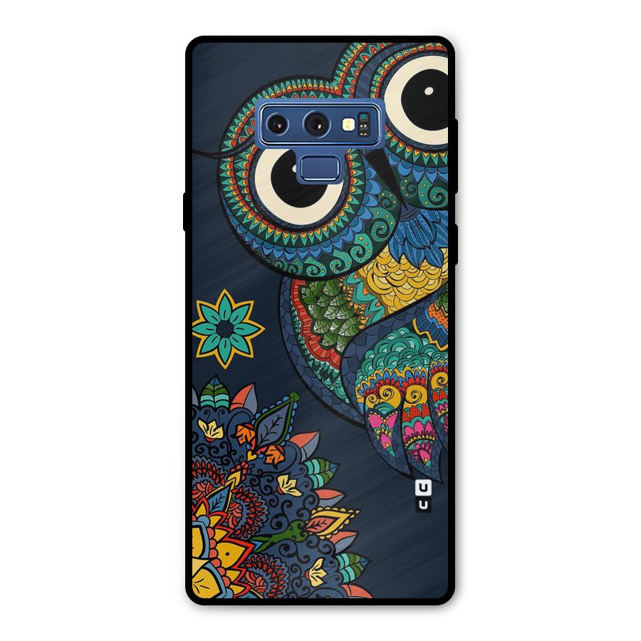 Owl Eyes Metal Back Case for Galaxy Note 9