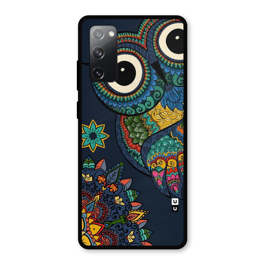 Owl Eyes Metal Back Case for Galaxy S20 FE 5G