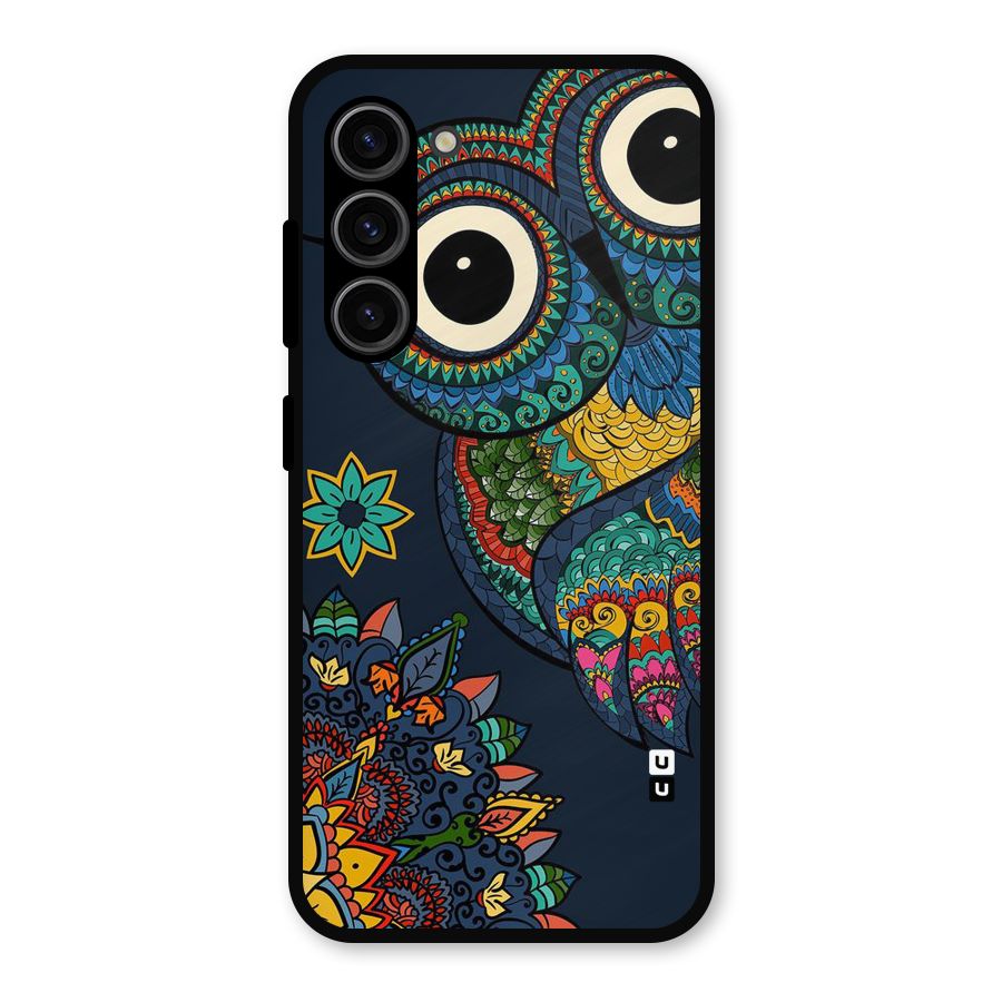 Owl Eyes Metal Back Case for Galaxy S23