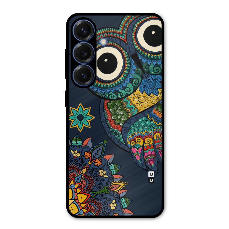 Owl Eyes Metal Back Case for Galaxy S25