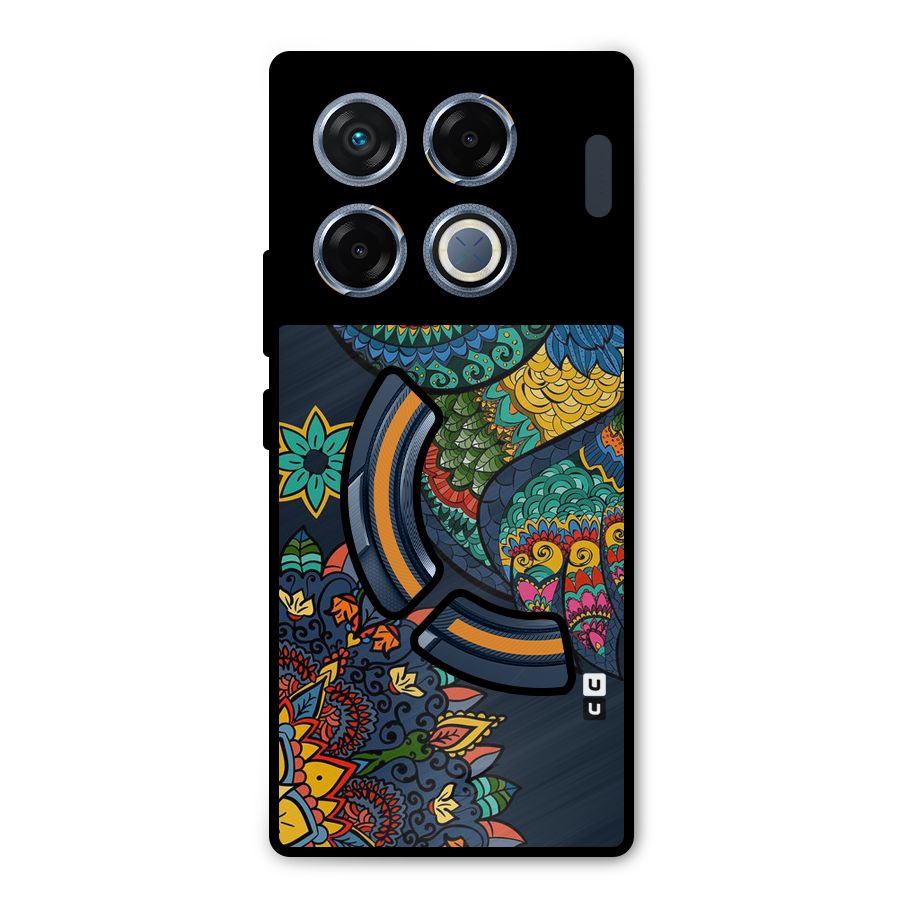 Owl Eyes Metal Back Case for Infinix GT 20 Pro