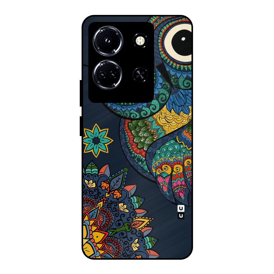 Owl Eyes Metal Back Case for Infinix Note 30 5G