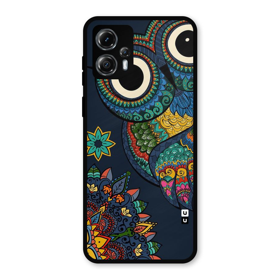 Owl Eyes Metal Back Case for Moto G13