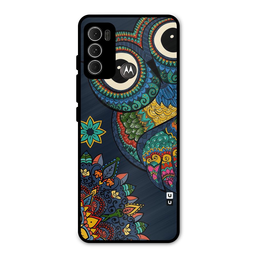 Owl Eyes Metal Back Case for Moto G60
