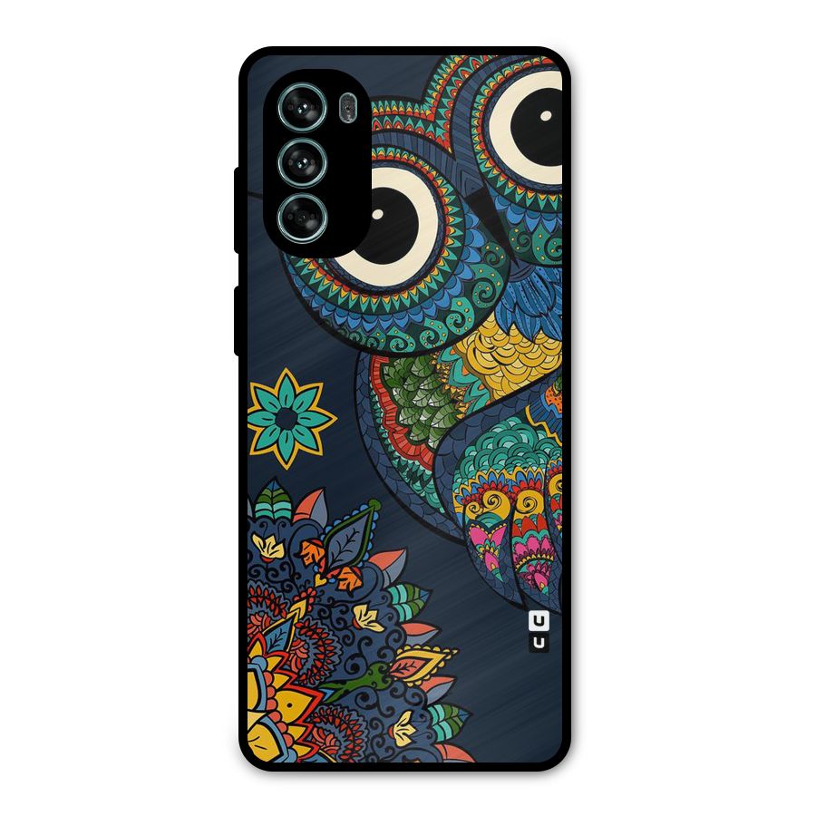 Owl Eyes Metal Back Case for Moto G62