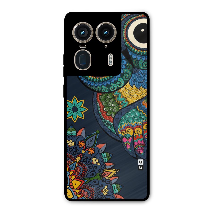 Owl Eyes Metal Back Case for Motorola Edge 50 Ultra