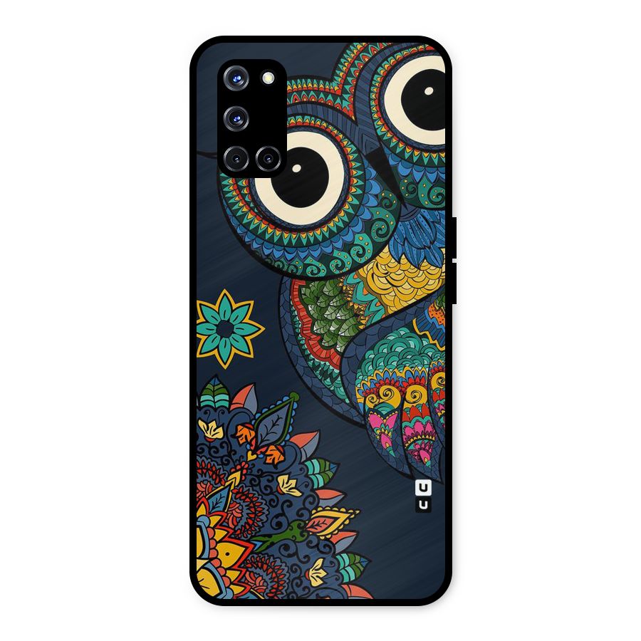 Owl Eyes Metal Back Case for Oppo A52